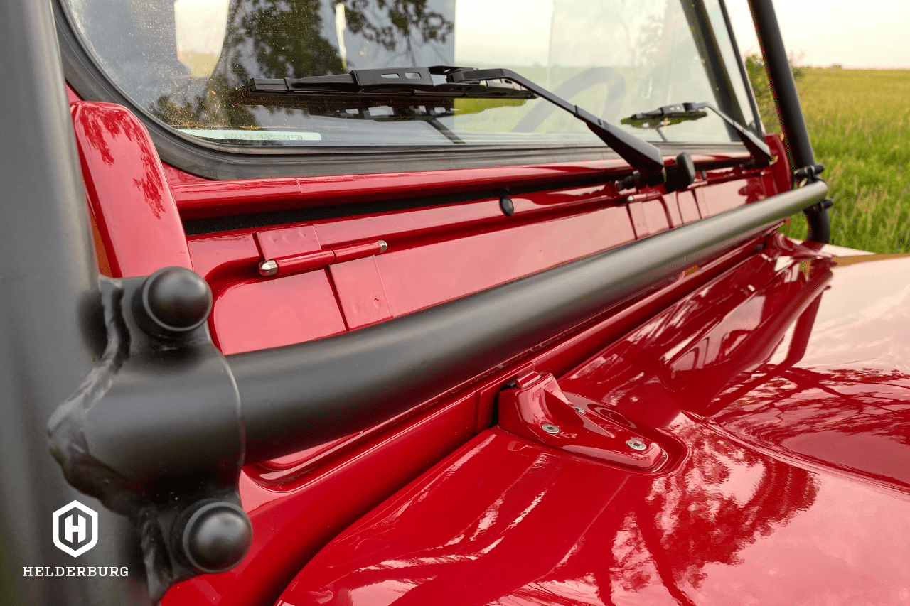custom defender builds - vent and roll bar detail