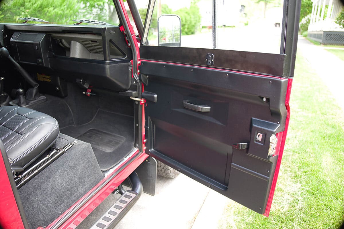 Land Rover Defender D90 Soft Top Interior