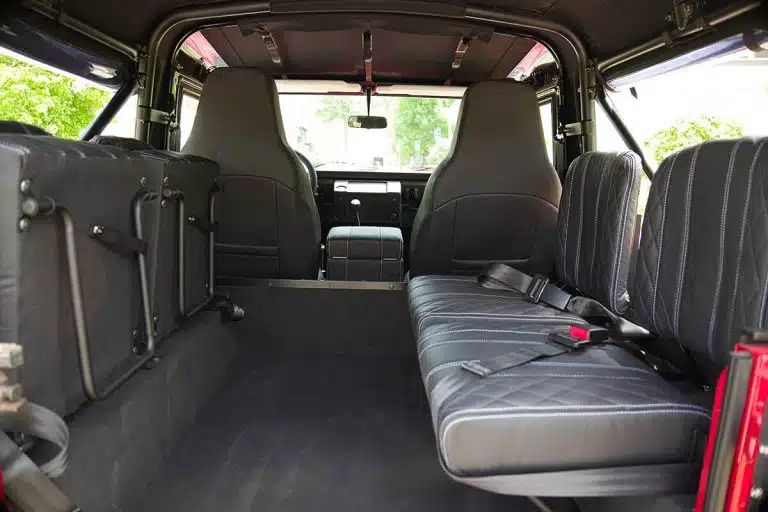 Land Rover Defender D90 Soft Top Interior