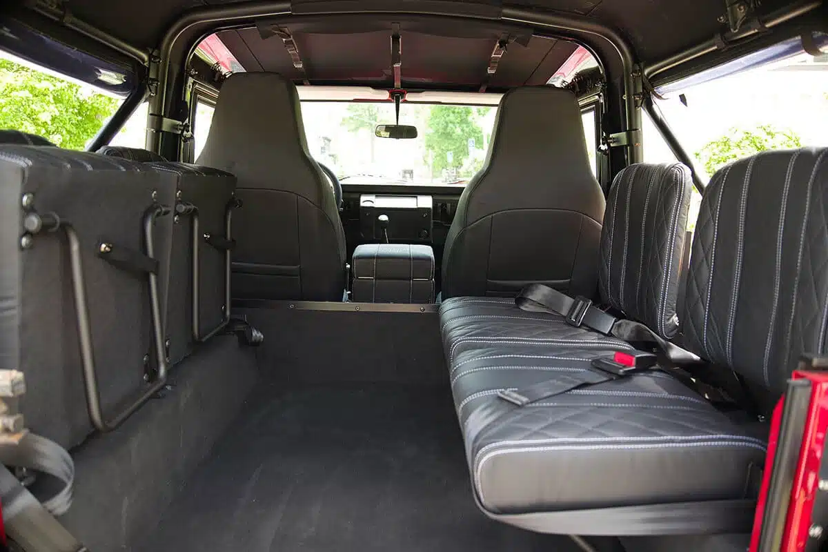 Land Rover Defender D90 Soft Top Interior