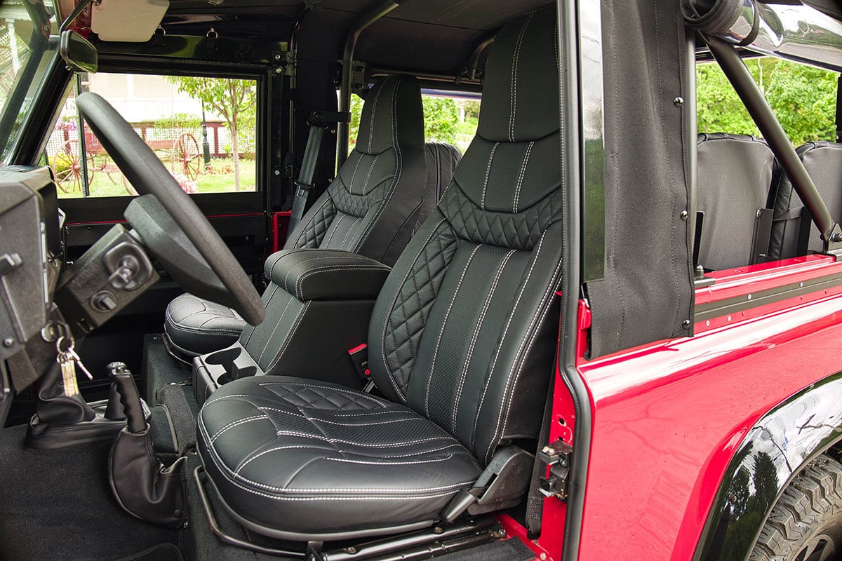 Land Rover Defender D90 Soft Top Interior