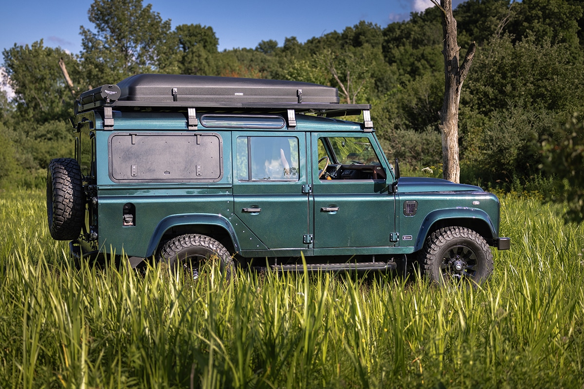 Elizabeth the Land Rover Defender D110