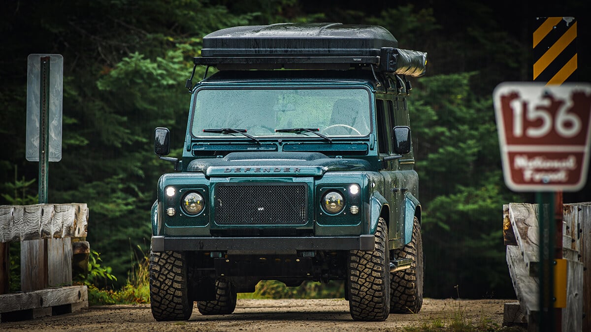 Elizabeth the Land Rover Defender D110