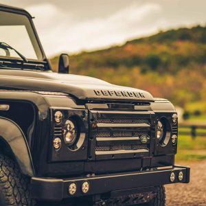Land Rover Defender Grill and Headlights