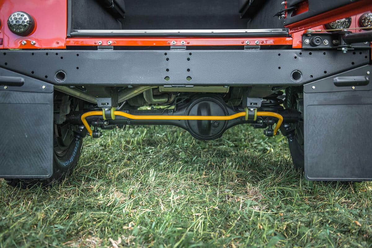 Land Rover Defender D90 Soft Top: Exterior Detail Undercarriage