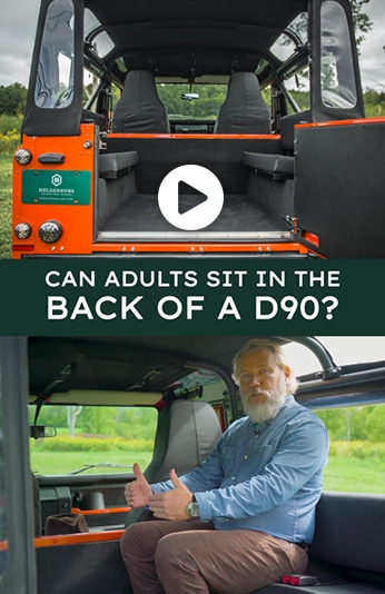Can Adults sit in the Back of a D90?