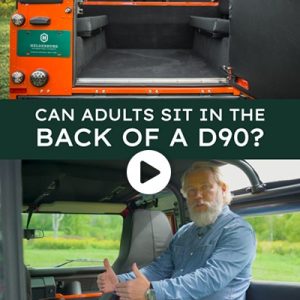 Can Adults sit in the Back of a D90?