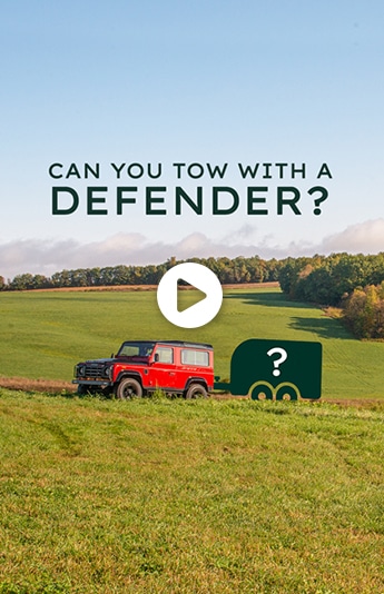 Can you tow with a boat or RV with a Defender?
