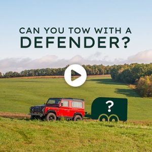 Can you tow with a boat or RV with a Defender?