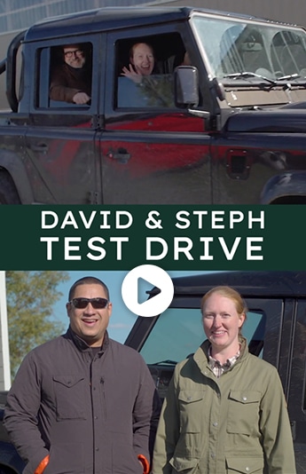 David and Stephanie Test Drive