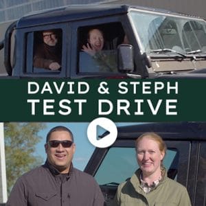 David and Stephanie Test Drive