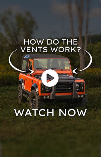 What do the vents do on a Defender?