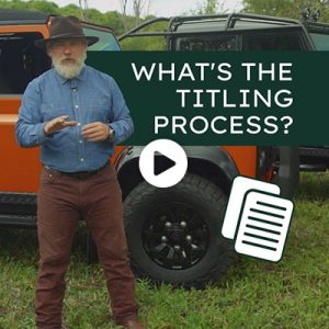Watch the video - Titling a Defender