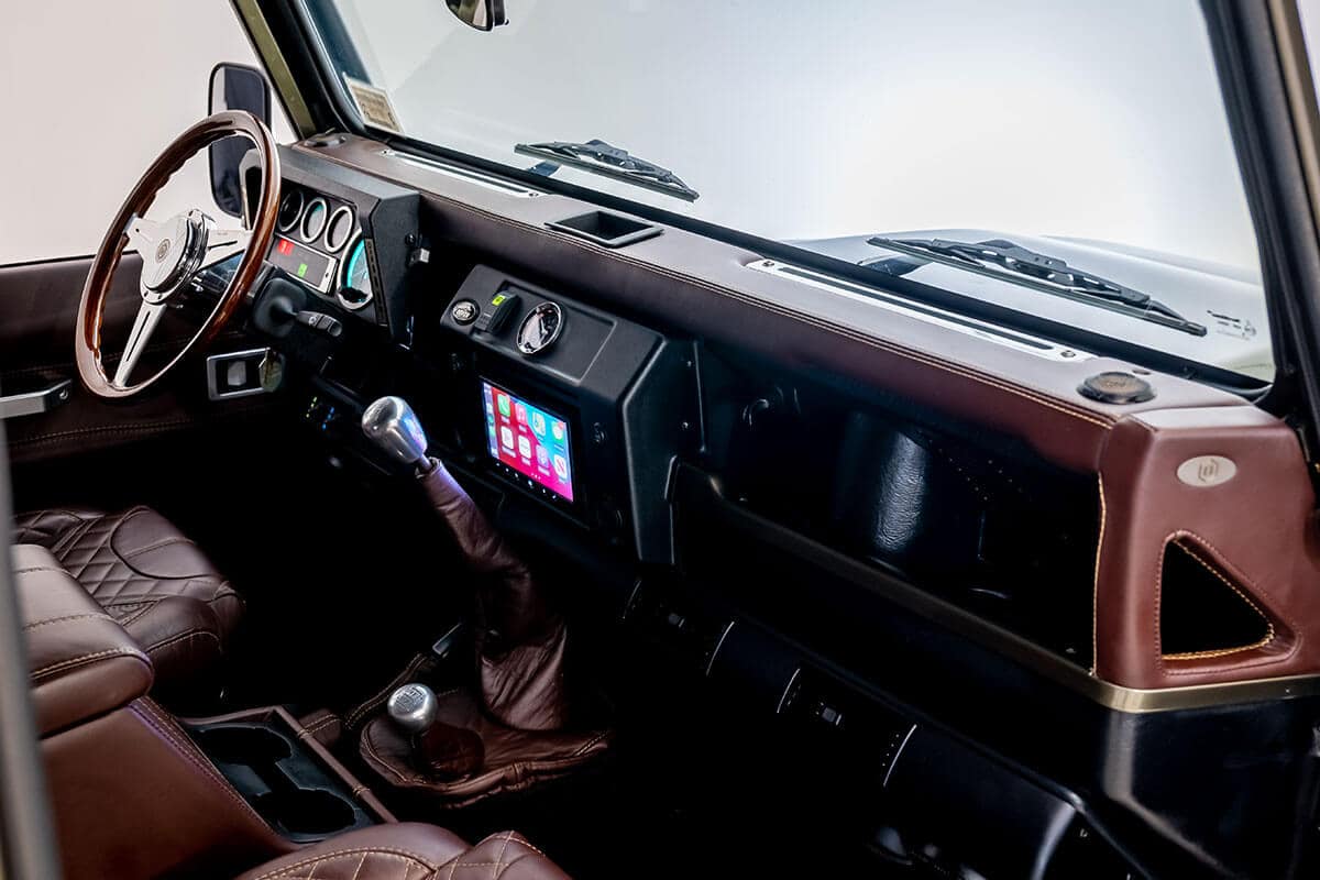 Land Rover Defender D130 Interior: Leather Dash