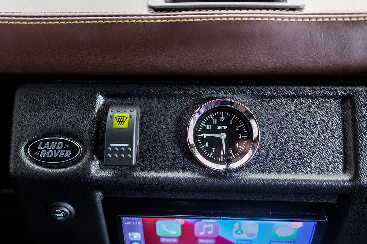 Land Rover Defender D130 Interior Detail