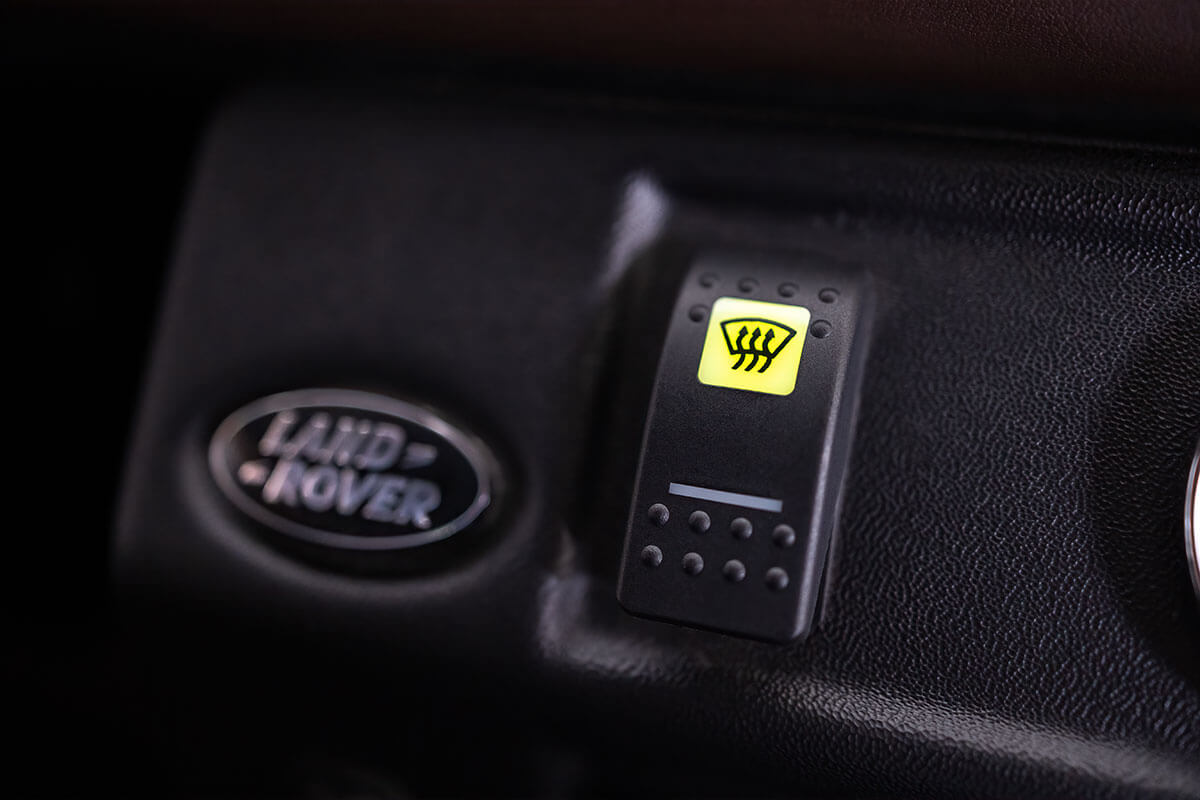 Land Rover Defender D130 Interior Detail