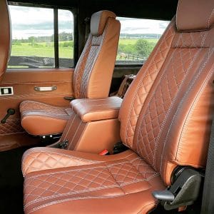 Land Rover Defender Interior: Tan Leather