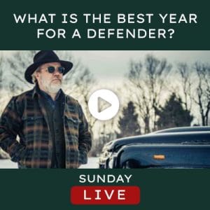 Watch the video - Helderburg Live – What’s the Best Year for a Defender?