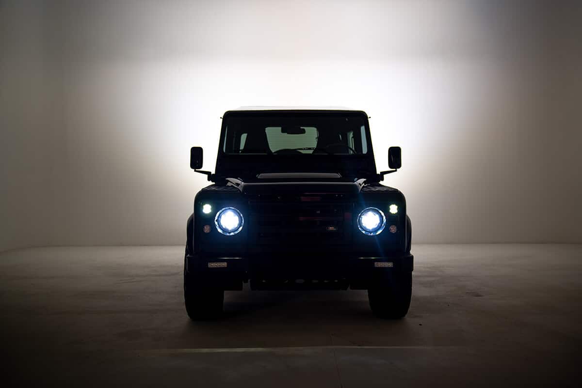 Performance Tuned Land Rover Defender D90: Exterior Front View