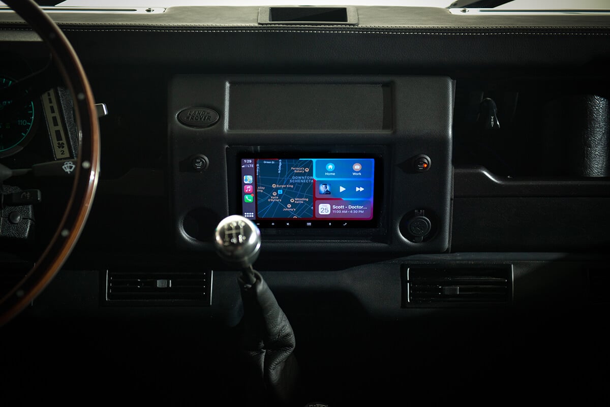 Performance Tuned Land Rover Defender D90: Interior Detail View