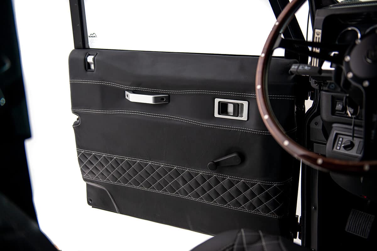 Performance Tuned Land Rover Defender D90: Interior Detail View