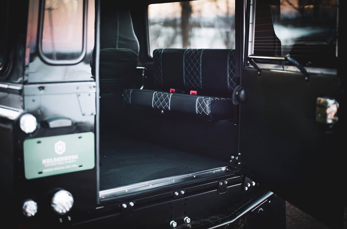 Performance Tuned Land Rover Defender D90: Interior Rear View