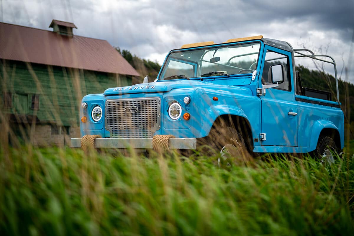 Land Rover Defender D90 Soft Top Exterior