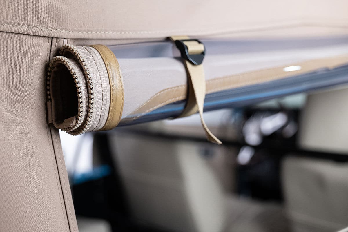 Land Rover Defender D90 Soft Top Bespoke Interior Detail