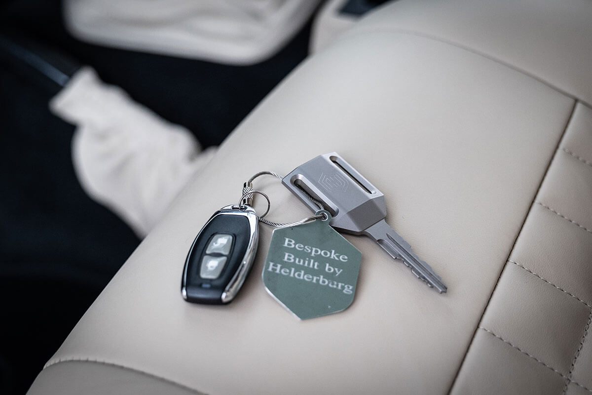 Land Rover Defender D90 Soft Top Bespoke Interior Detail