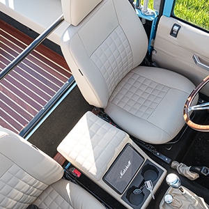 D90 Soft Top Defender Interior