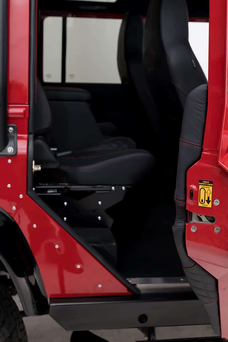 Helderburg Land Rover Defender D110 - Interior: Leather Second Row Seating