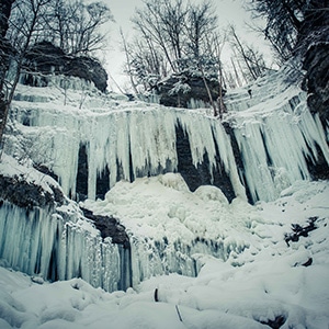 Frozen Waterfalls
