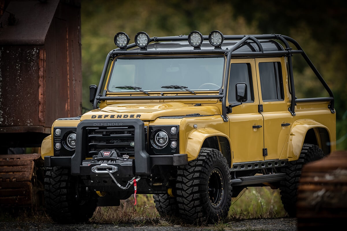 The Spectre, Bayeux the D110 Double Cab Land Rover Defender
