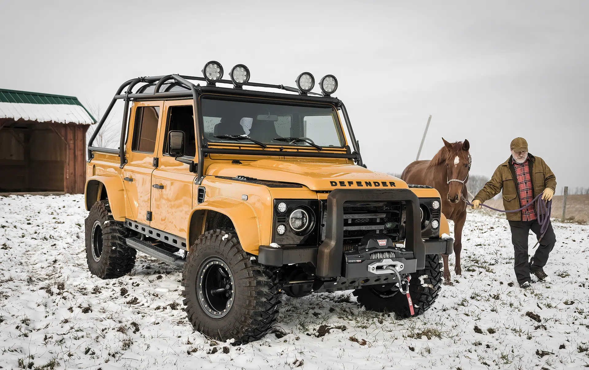 land rover defender restomod