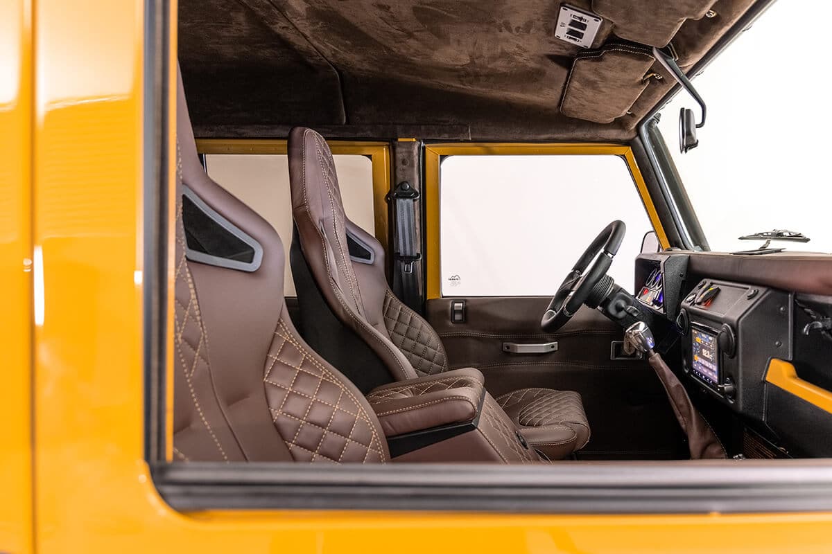The Spectre, Bayeux the D110 Double Cab Helderburg Defender: Leather Interior