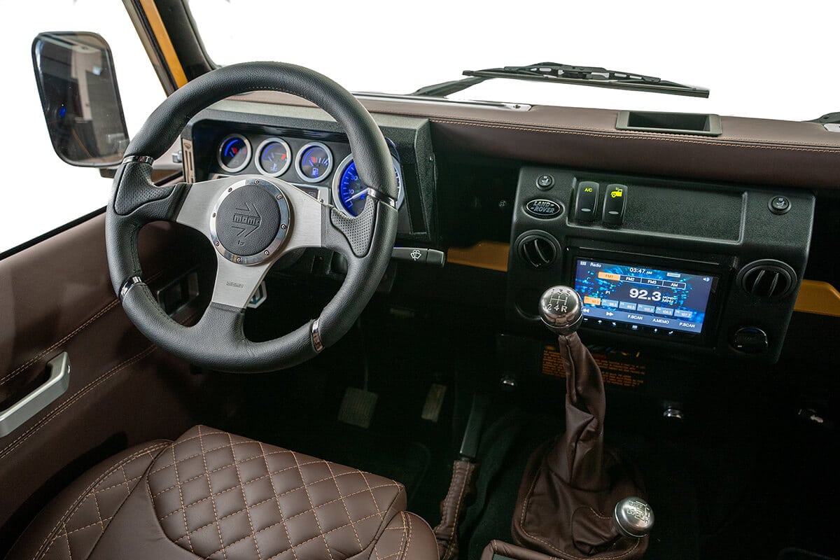 The Spectre, Bayeux the D110 Double Cab Helderburg Defender: Interior
