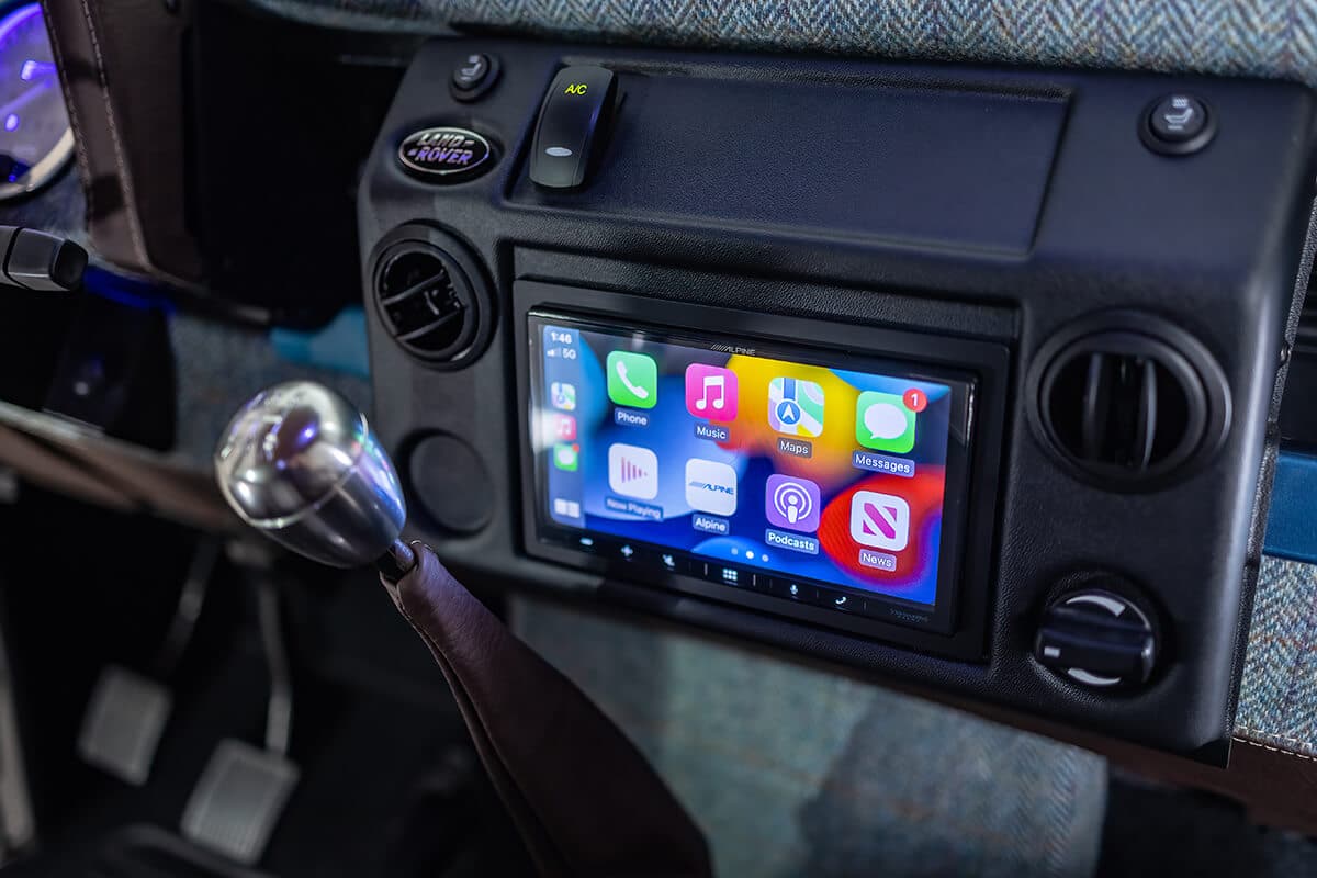 Land Rover Defender D90 Interior Detail