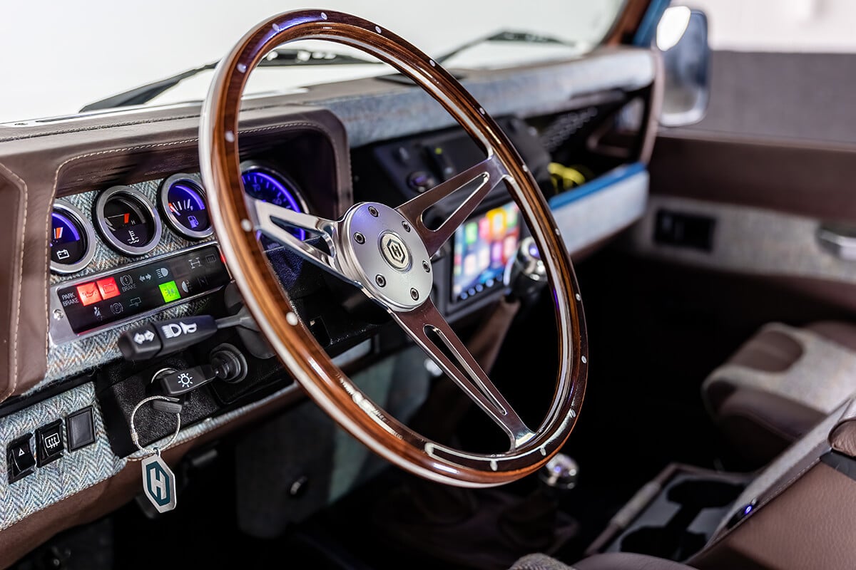 Land Rover Defender D90 Interior Detail