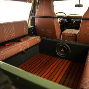 Land Rover Defender D90 Soft Top Interior