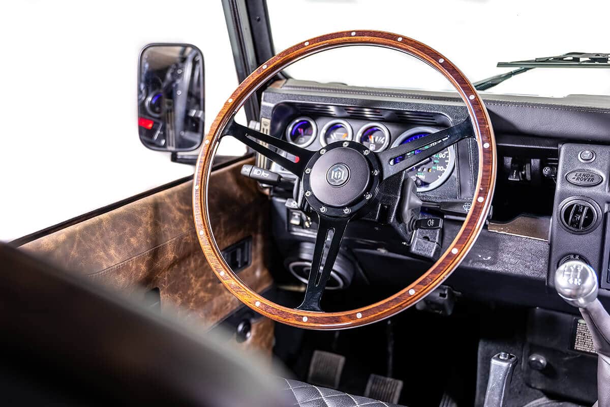 Land Rover Defender D90 Soft Top Interior Cabin