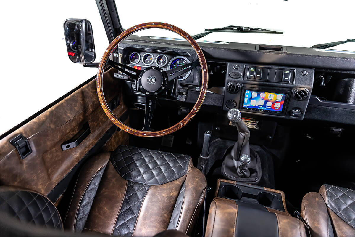 Land Rover Defender D90 Soft Top Interior Cabin