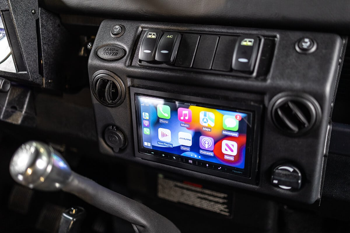 Land Rover Defender D90 Soft Top Interior