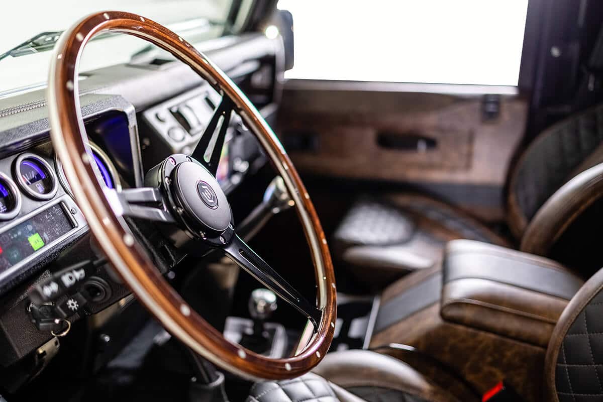 Land Rover Defender D90 Soft Top Interior Cabin