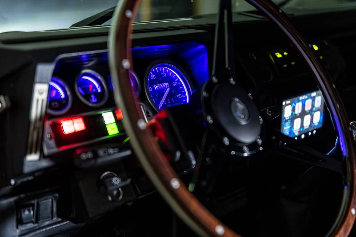 Land Rover Defender D90 Soft Top Interior