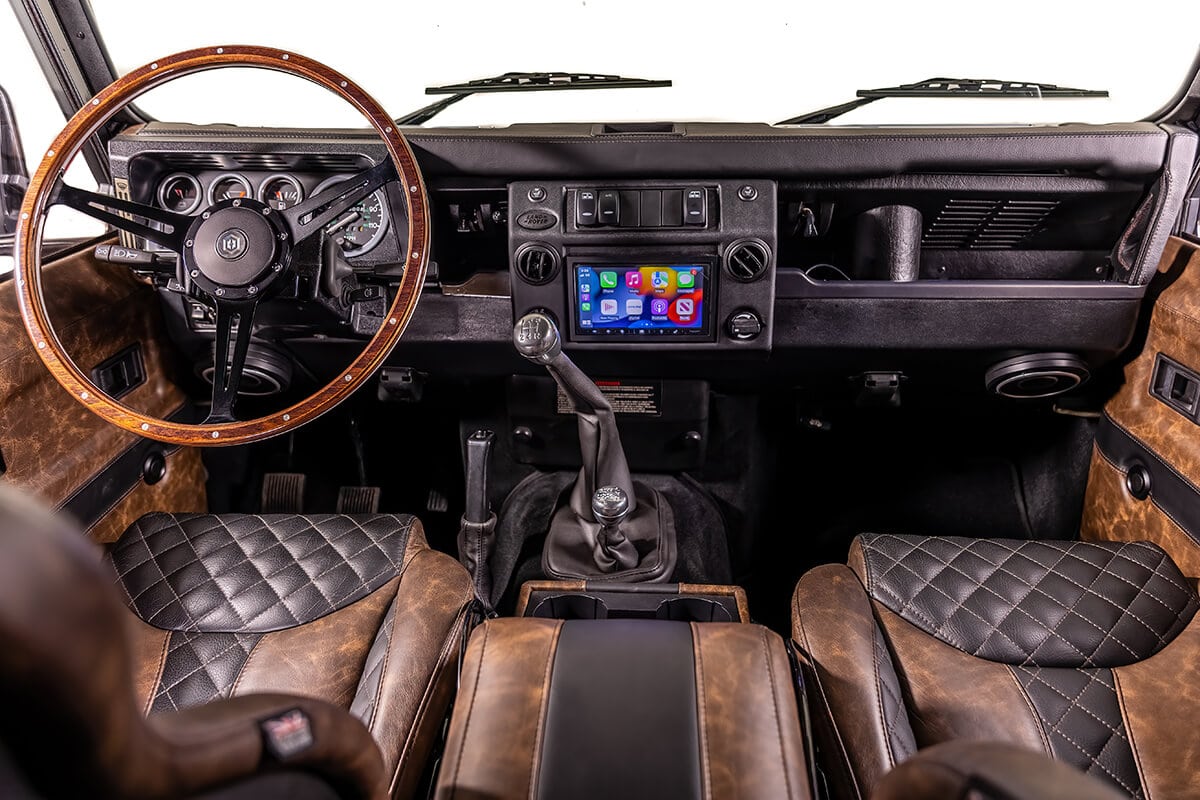 Land Rover Defender D90 Soft Top Interior: Interior Cabin