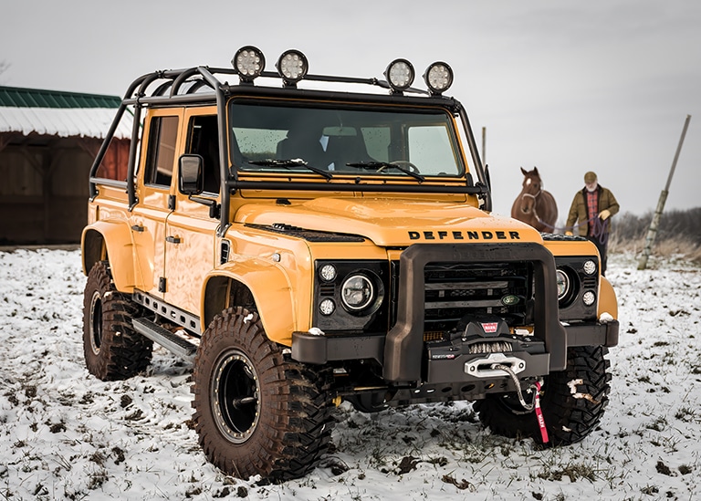 Yellow D110 Double Cab