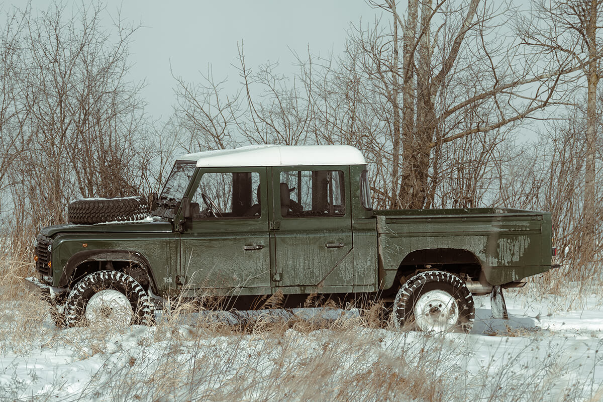 Unrestored Land Rover Defender D130