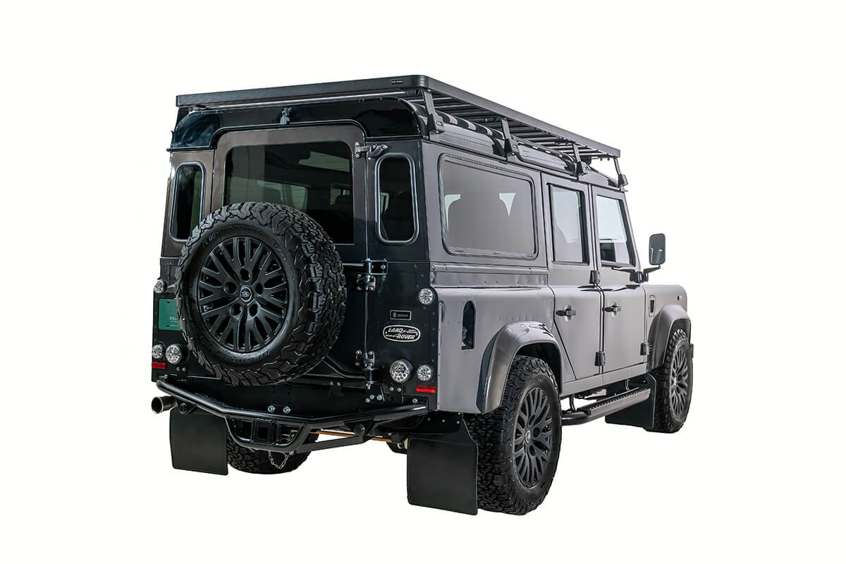 Land Rover Defender D110 Exterior: Helderburg Stainless Steel Exhaust