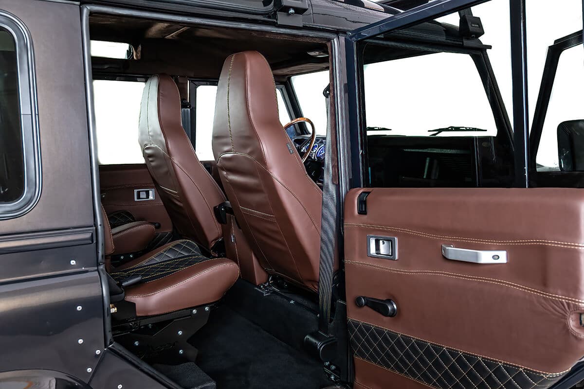 Land Rover Defender D110 Interior: Aluminum Trim Package