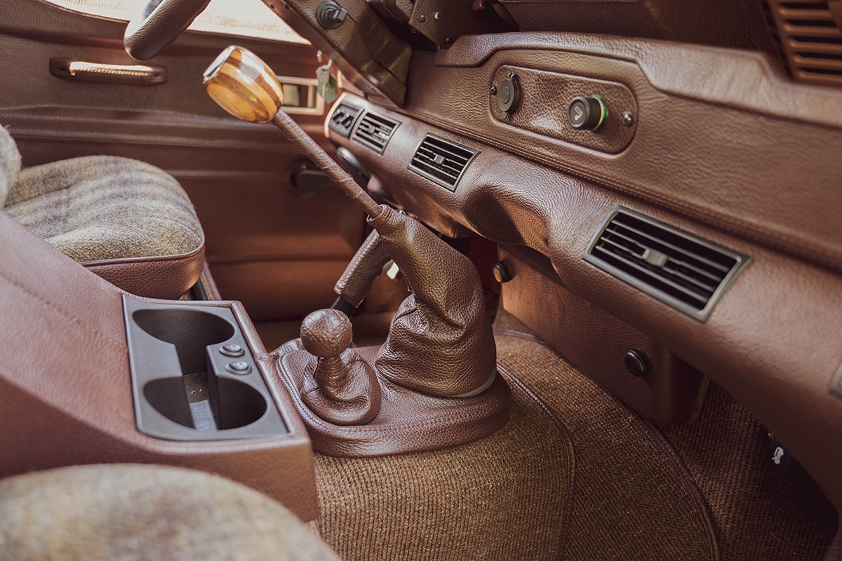 Land Rover Defender D110 Restoration Interior